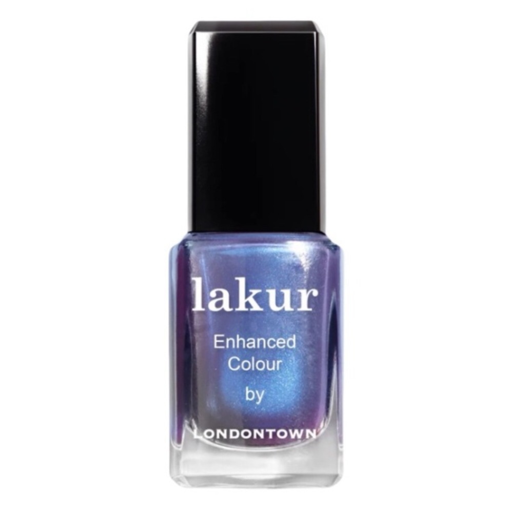 Londontown Lakur Enhanced Colour Nail Pôlish in Wildberry Freeze Purple/Blue NEW